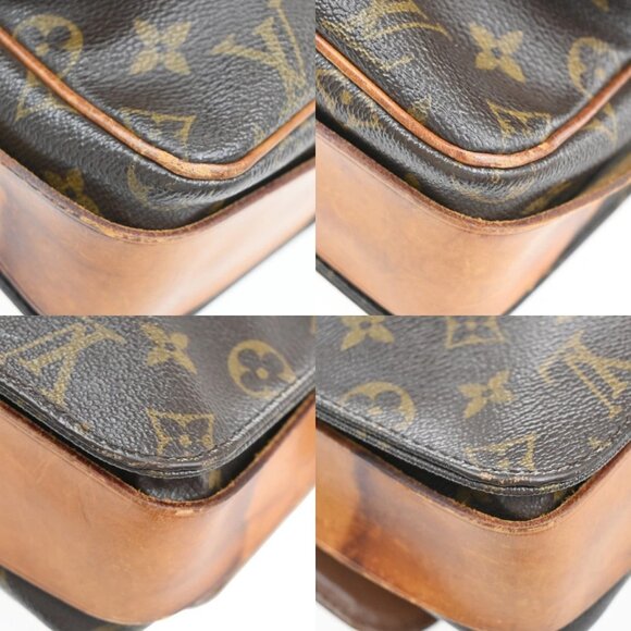 LOUIS VUITTON Cartouchiere GM Shoulder Bag Monogram Leather Brown M51252 69KB251 - Picture 7 of 16